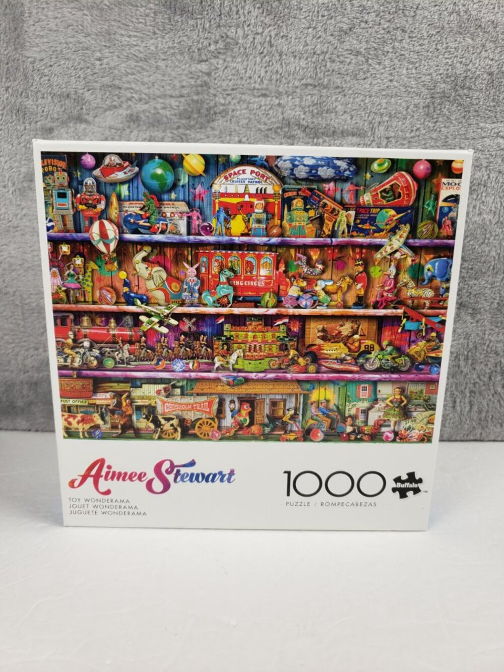 Puzzle Toy Wonderama 1000pc Poster Aimee Stewart Pre-assembled Jigsaw Buffalo
